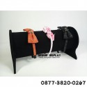 Display Bando Single Bludru Tempat Perhiasan Kepala Rak Pajangan Toko