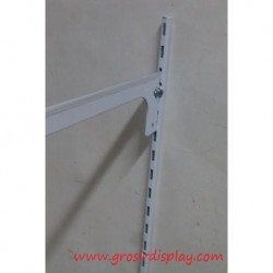 Tiang Braket 1,5 m Putih Penyangga Rak Kayu/Kaca