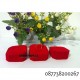 Display Cincin Stand Ring Dudukan Jepit 1 Bludru Import Segi 8