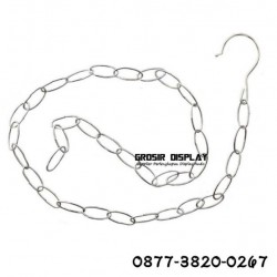 Gantungan Hanger Baju Rantai Besi