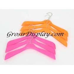 Hanger Jas Plastik Tebal Besar Warna Warni Gantungan Baju Kaos Distro Besi Kuat