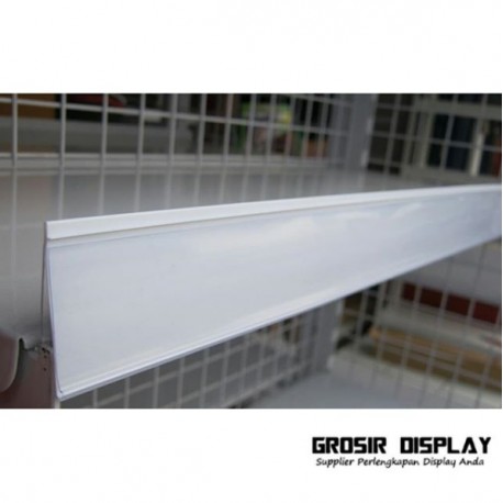 Mika Label Harga Rak Supermarket Plat Panjang Tempelan Harga Rak Gondola