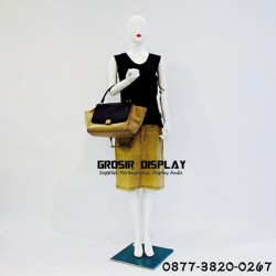 Patung Manekin Alien Cewe Full Body Wanita Fiber Tangan Robot Display Baju Perlengkapan Toko Butik