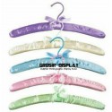 Hanger Busa Satin Warna-Warni Polos Foam Shabby Gantungan Baju Butik