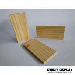 Display Papan Kayu Persegi Panjang Aksesoris Pajangan Perhiasan Unik