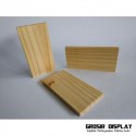 Display Papan Kayu Persegi Panjang Aksesoris Pajangan Perhiasan Unik