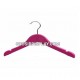 Hanger Kayu Gantungan Baju Standard Pink Tanpa Palang Perlengkapan Display Toko Distro