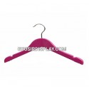 Hanger Kayu Gantungan Baju Dewasa Standard Pink Tanpa Palang Perlengkapan Display Toko Distro