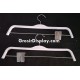 Hanger Kayu Zara Palang Jepit White Glossy Gantungan Celana Butik Distro Toko Pakaian