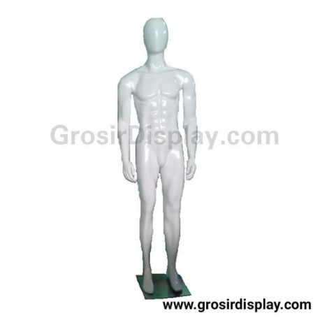Patung Manekin Badan Cowo Full Body Pria Fiber Display Baju Perlengkapan Toko Butik Distro
