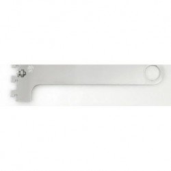Daun Braket Hanger Pipa Bulat Super 25 cm Stainless Penyangga Pipa Bulat