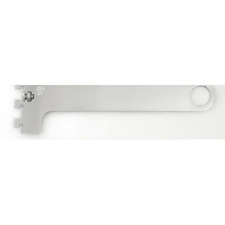 Daun Braket Hanger Pipa Bulat Super 25 cm Stainless Penyangga Pipa Bulat