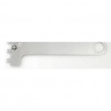 Daun Braket Hanger Pipa Bulat Super 25 cm Stainless Penyangga Pipa Bulat