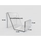 Akrilik Tempat Dompet Mini 1 Susun Acrylic Stand Handphone Satuan
