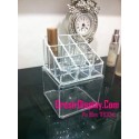 Akrilik Kosmetik Kotak Tempat Lipstik Kutek Tingkat