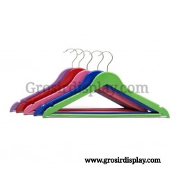 Hanger Kayu Dewasa Palang Warna Gantungan Baju Perlengkapan Butik