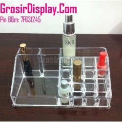 Display Tempat Aksesoris Make Up Kosmetik Lipstik Kutek Akrilik