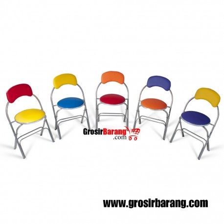Kursi Lipat Kuat Master Warna Warni Bangku Lipat Kokoh Murah