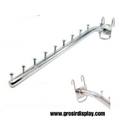Hook Ram Suling 9 Mata Lurus Gantungan Jaring Ram Stainless