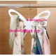 Hanger Butterfly White Kupu-Kupu Display Pajangan Jilbab Syal Gantungan Dasi Pasmina