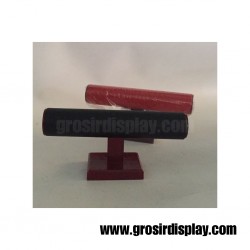 Display Gelang 1 Susun Semi Kulit Import Pajangan Gelang Jam Tangan