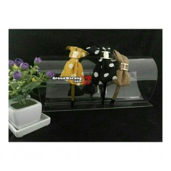 Display Bando Bening Akrilik Transparan Tempat Aksesoris Kepala