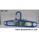 Hanger Oval 17'' Biru Kualitas Super HG-17 W Perlengkapan Toko Butik