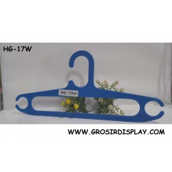 Hanger Oval 17'' Biru Kualitas Super HG-17 W Perlengkapan Toko Butik