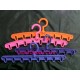 Hanger Gantungan Jilbab Kerudung Syal Pasmina Oval Plastik Warna