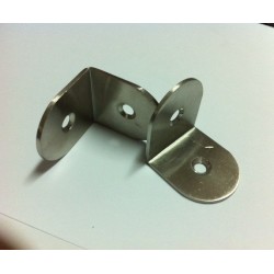 Siku Oval Penyangga Rak Buku 45 x 45 Display Almari Stainless