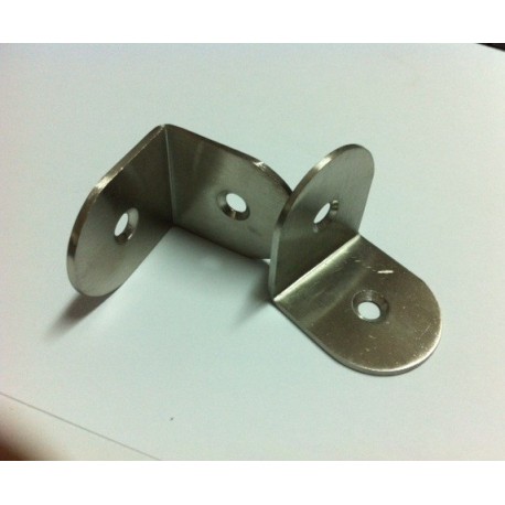 Siku Oval Penyangga Rak Buku 45 x 45 Display Almari Stainless