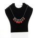 Display Kalung Leher Pajangan Liontin Bludru