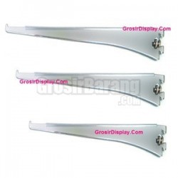 Braket Penyangga Kaca Stainless 15 cm