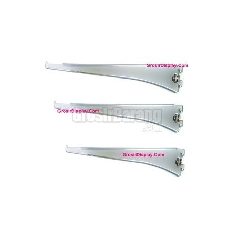 Braket Penyangga Kaca Stainless 15 cm