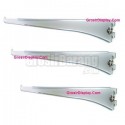 Braket Penyangga Kaca Stainless 15 cm Breket Rak Kaca Pajangan Display Toko
