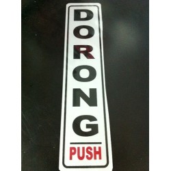 Sticker Peringatan Tanda Petunjuk Masuk Sign In Dorong Tempel Pintu Kaca 
