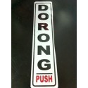 Sticker Peringatan Tanda Petunjuk Masuk Sign In Dorong Tempel Pintu Kaca 
