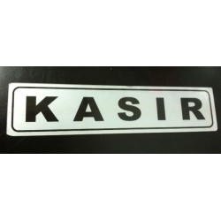 Sticker Petunjuk Tanda Tulisan Kasir Akrilik Tempel