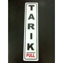 Sticker Tanda Peringatan Petunjuk Tarik Pintu Kaca 