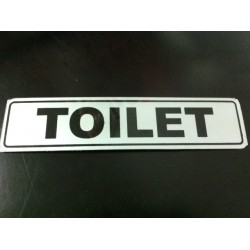 Sticker Tanda Petunjuk Peringatan Tulisan Tempat Toilet WC 