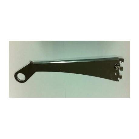 Braket Kaca 30cm Daun Braket Pistol Stainless 