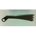 Braket Pipa Bulat Rak Kaca 30cm Daun Braket Pistol Stainless