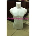 Manekin Patung Pria Bening Display Kaos Jaket Cowok Setengah Badan