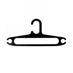 Hanger Oval Hitam Pajangan Baju Anak Display Toko Butik