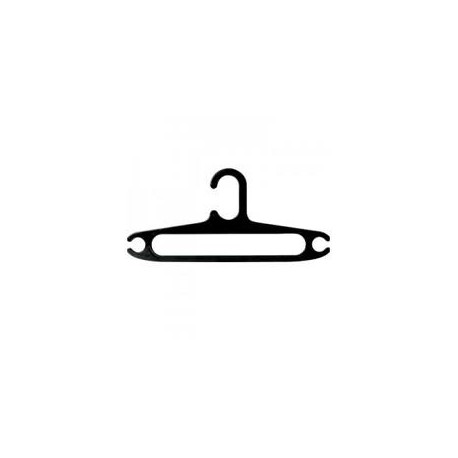 Hanger Oval Hitam Pajangan Baju Anak Display Toko Butik