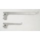Daun Braket Penyangga Kaca Stainless 30 cm