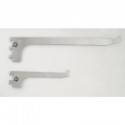 Daun Braket Penyangga Kaca Stainless 35 cm