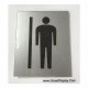 Signboard Stiker Papan Gambar Logo Pria