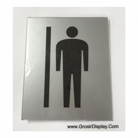 Signboard Stiker Papan Gambar Logo Pria