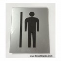 Stiker Signboard Papan Petunjuk Gambar Logo Toilet Pria
